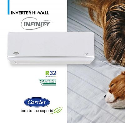 Carrier Infinity Supreme 42QHB012D8SN/38QHG012D8SN Κλιματιστικό Inverter 12000 BTU A++/A+++με WiFi