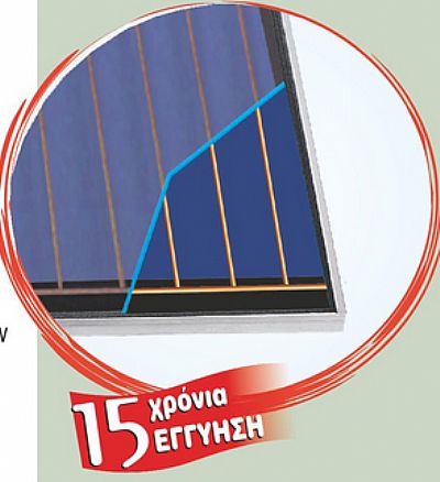 W-H Solar Lab Ηλιακός Συλλέκτης Επιλεκτικός Κάθετος 1,90m²