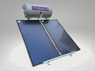 W-H Solar Lab Ηλιακός θερμοσίφωνας 160lt/3m² Glass Τριπλής Ενέργειας