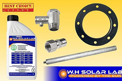 Αντιψυκτικό Υγρό 1L W.H Solar Lab - Σετ Συντήρησης Ηλιακού Θερμοσίφωνα Φλάτζα Φ140/8 τρύπες