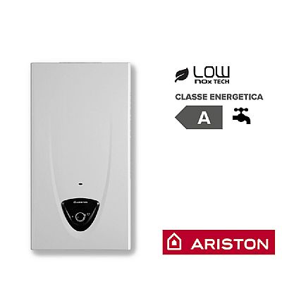 Ariston Fast Evo X ONT 11 Επίτοιχος ταχυθερμαντήρας υγραερίου ανοιχτού θαλάμου 11L/min (+Δώρο Κιτ Μετραποπής Αερίου από GPL σε Φυσικό Αέριο)