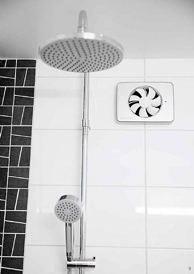 Fresh Intellivent 2.0 εξαεριστήρας μπάνιου επιτοίχιος white 100mm-125mm