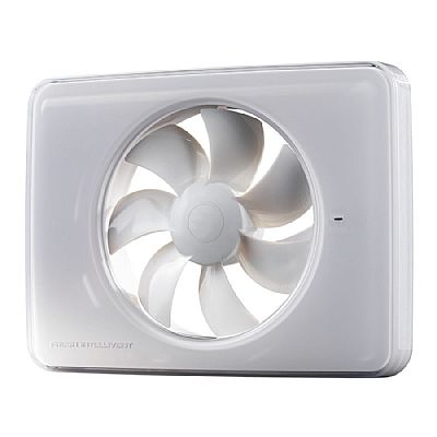 Fresh Intellivent 2.0 εξαεριστήρας μπάνιου επιτοίχιος white 100mm-125mm