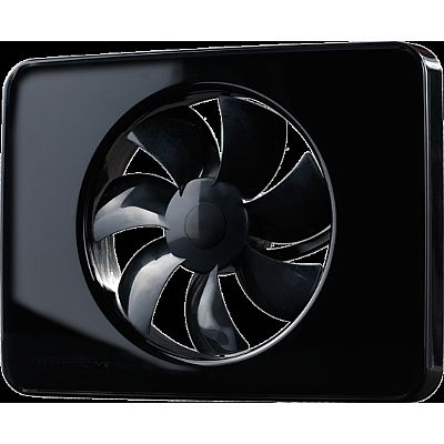Fresh Intellivent 2.0 εξαεριστήρας μπάνιου επιτοίχιος black 100mm-125mm